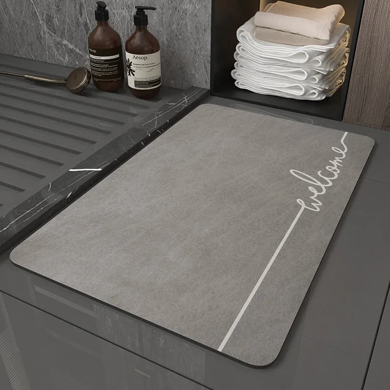 Set tappetino da bagno antiscivolo assorbente in Diatomite tappeto per porta ad asciugatura rapida impermeabile tappeto da cucina wc tappetino soggiorno tappeto lungo