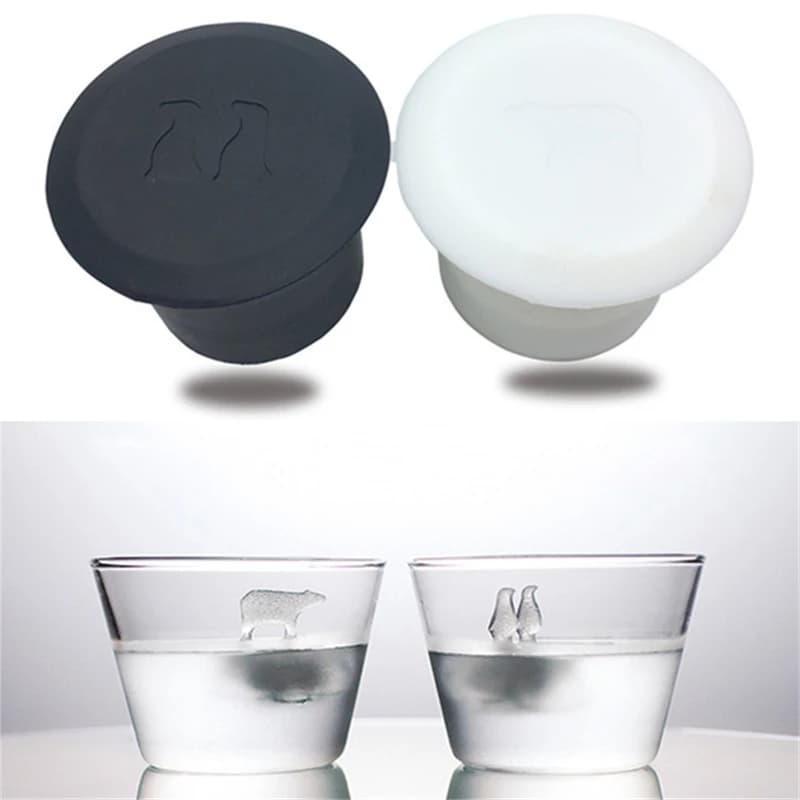 Stampo per ghiaccio Vassoio per cubetti di ghiaccio in silicone Stampo a forma di palla Vassoio per cubetti di ghiaccio in silicone morbido Creatore di ghiaccio Stampo per budino di gelatina 1 set-2 pezzi