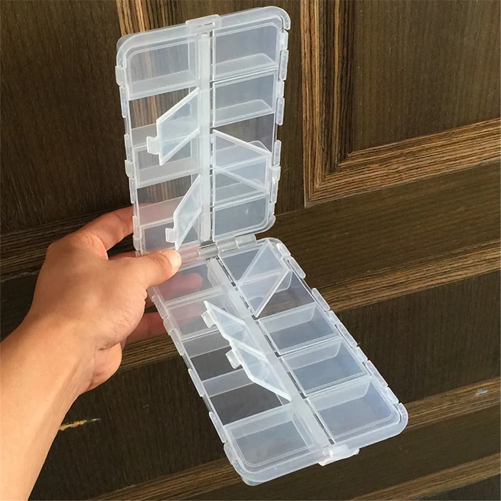 20 compartments fishing equipment box new storage boxes fishing accessories box for fishing boat Mini storage box