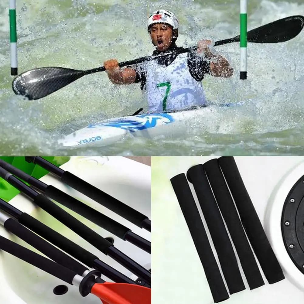 1 paio di impugnature per Paddle impugnature per Paddle per Kayak antiscivolo morbide antiscivolo Kayak canoa supporto per pagaie copertura per Paddle in Neoprene