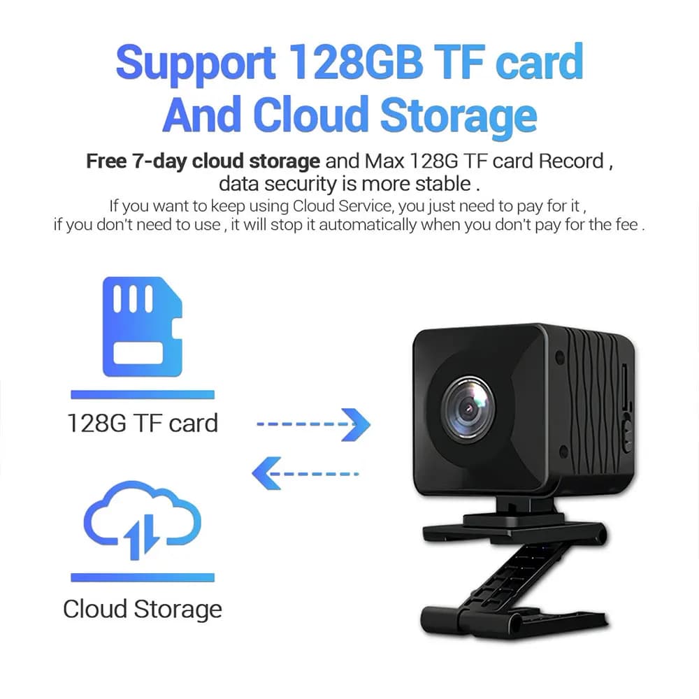 Telecamera IP WIFI wireless da 2MP 1080P Citofono Alimentazione a batteria Baby Monitor Telecamera CCTV di sorveglianza di sicurezza domestica