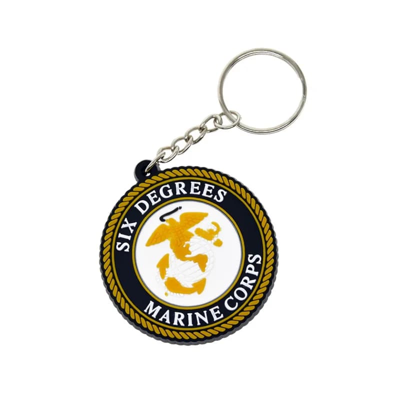 2D Soft PVC Keyring Custom Design for Promotional Gift
