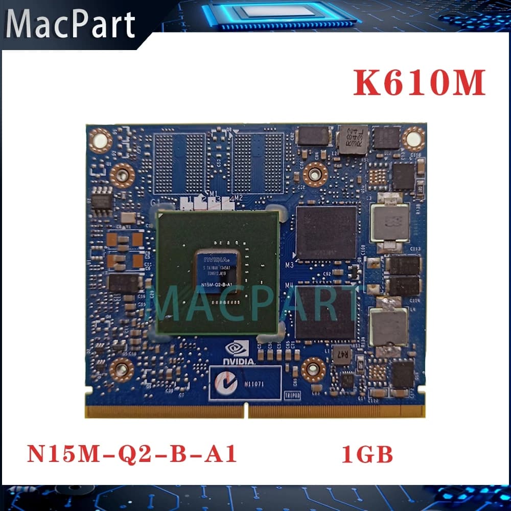 Scheda Video Quadro K610M K610 originale da 1GB scheda grafica N15M-Q2-B-A1 con X-staffa per HP iMac A1311 A1312
