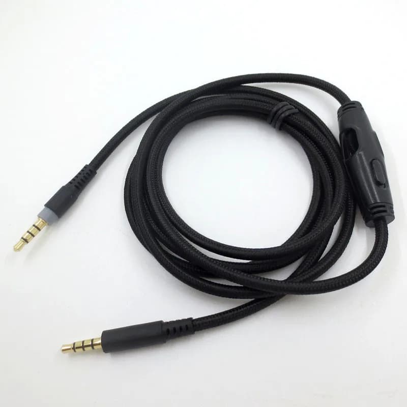 1.5 m/59 inch headphone cable length 3.5 mm Jack audio cable for HyperX- Cloud/Cloud Alpha gaming headphone accessories