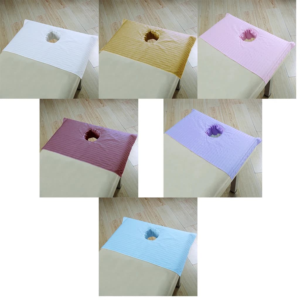 Cotton SPA Massage Table Cover Bed Toweling Couches Sheets with Face Hole