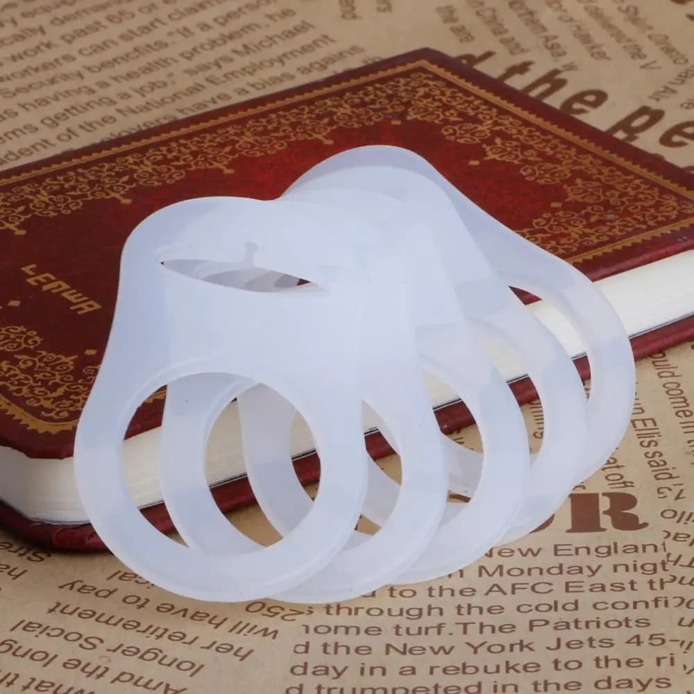 Adattatore per Clip porta ciuccio manichino in Silicone Multi colori 5 pezzi per anelli mamma