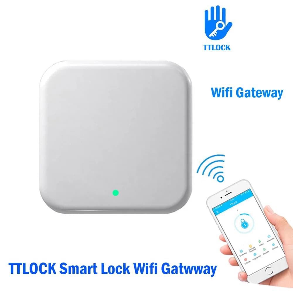 TTLock APP Dispositivo Lock Gateway G2 Adattatore WiFi Bluetooth, telecomando mobile per Smart Lock, Gateway
