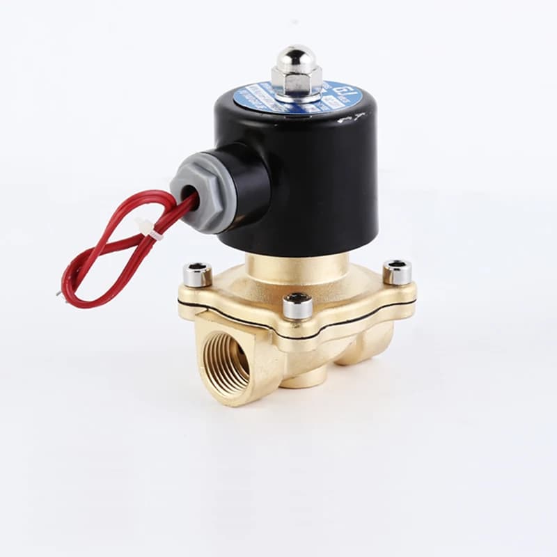 Elettrovalvola in ottone normalmente chiusa da 1/2 "24V 12V 220V 110V