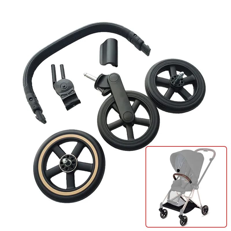 Accessori per passeggino per Cybex Mios 2/3 Buggy Barra paraurti Adattatore per seggiolino auto Ruota Cestino della spesa Tenda Chiusura Chiave per sedile