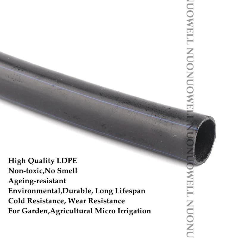 5/10/20/30M tubo flessibile per acqua da giardino 16mm * 1.2mm tubo PE serra Micro irrigazione tubo irrigazione raccordi a goccia agricoli