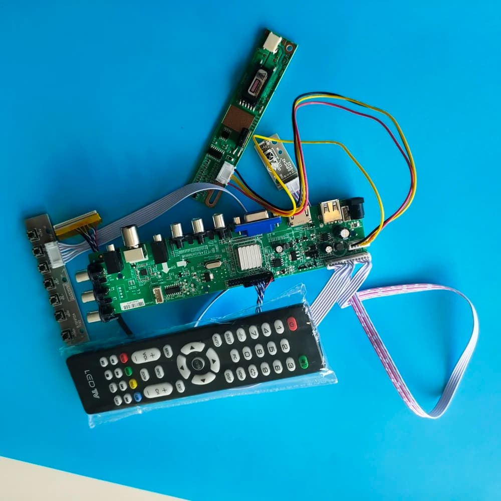 Kit For LP154WX4(TL)(C3) HDMI Digital VGA 1 CCFL TV USB AV LCD DVB-C DVB-T remote Panel 30pin 15.4" 1280X800 Controller board