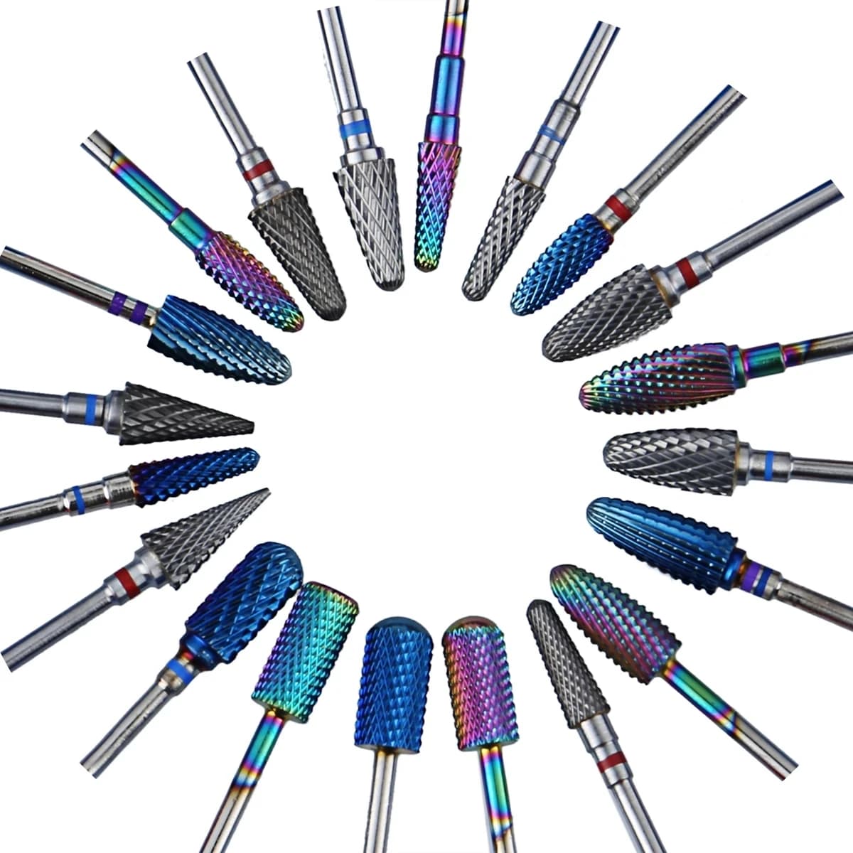 1 pcs tungsten carbide nail drill electric drill for manicure spare heads for polishing acrylic gel remove