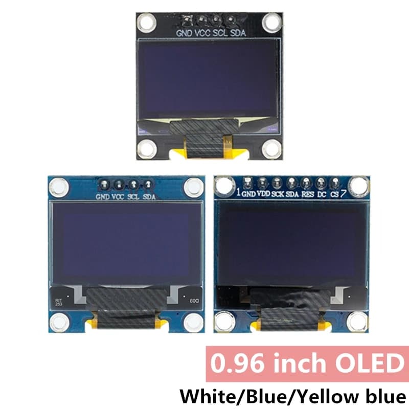 TENSTAR 0.96 Pollici I2C Modulo Display OLED Chip Driver SSD1315 Bianco Blu Giallo 128X64 4Pin IIC Seriale 12864 Scheda Schermo LCD