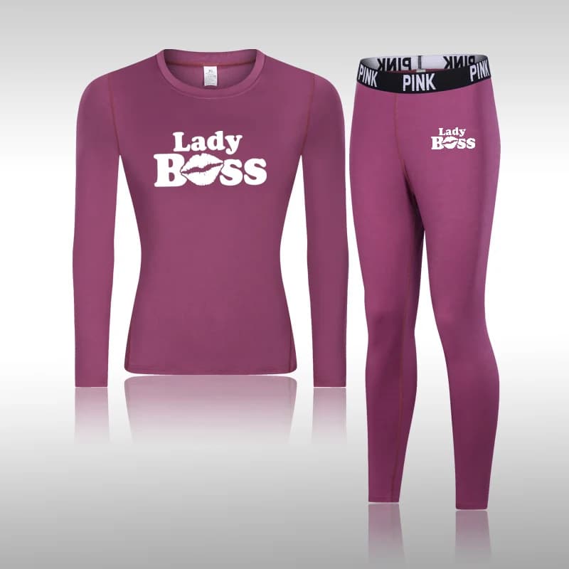 Intimo thermal woman winter Fitness ski Sport function thermal underwear work in office quick drying gym Fitness Yoga sportswear