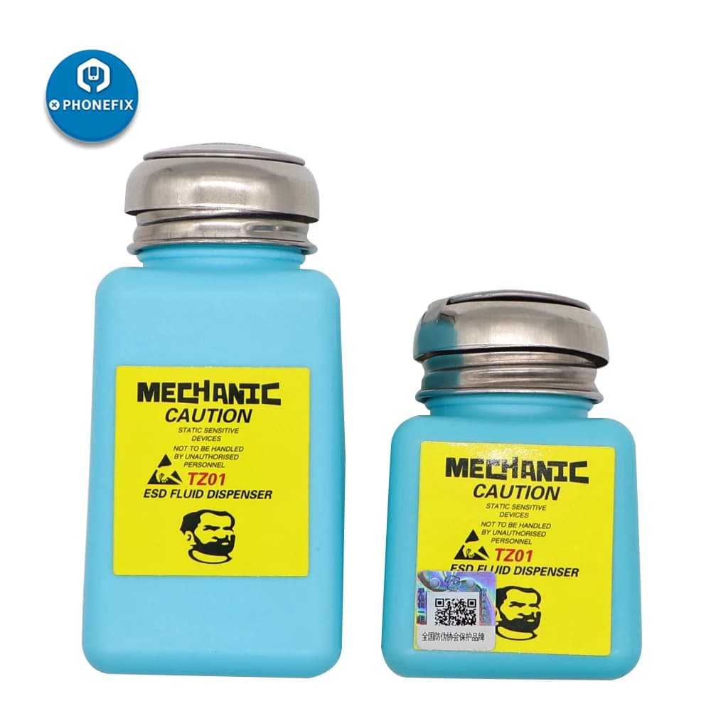Mechanic 180ML Plastic Liquid Alcohol Bottle Nail Art UV Gel Cleaner Bottle Tool Press Pumping Dispenser Pump Cleaner Tackle