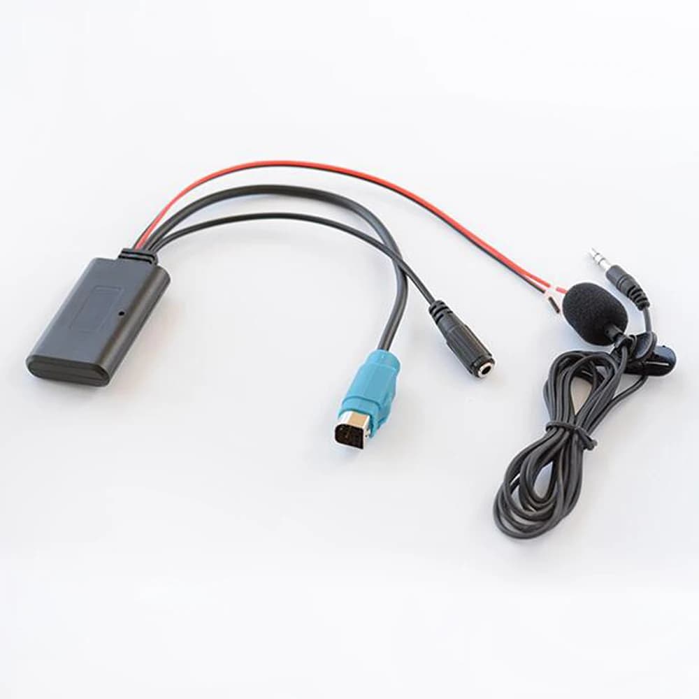 Biurlink Stereo KCE-237B Per ALPINE KCE-237B CDE101E 102E 105E 117E Microfono Bluetooth 5.0 Aux Dispositivo Adattatore Audio