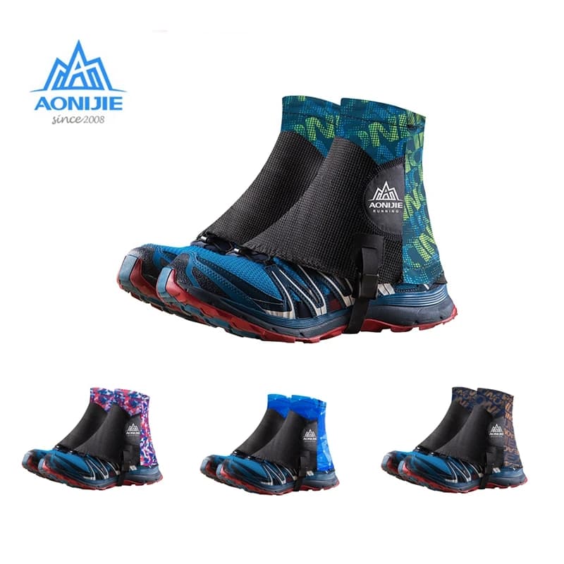 Aonijie OutdoorGhette antisabbia Trail Running Copriscarpe protettivi avvolgenti per campeggio all'aperto Escursionismo Prevenire la pietra di sabbia E940