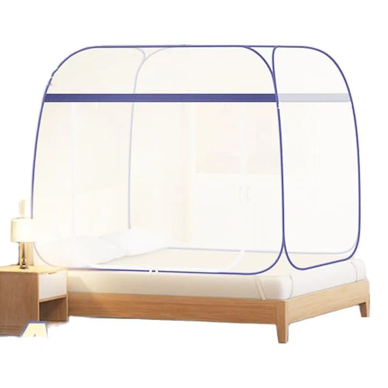 Encrypted mesh Mosquito Netting Square Eencryption Bed Tent Double Door Insect Mesh Full Bottom Heightened Folding Anti-Mosquito