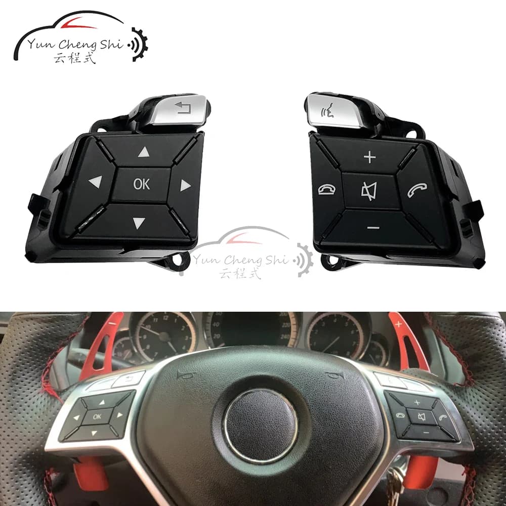 A 1725400362 A 1725400262 Prodotto originale Interruttore al volante Cruise Control per Mercedes Benz SLK55 AMG C300 C350 C63 E350