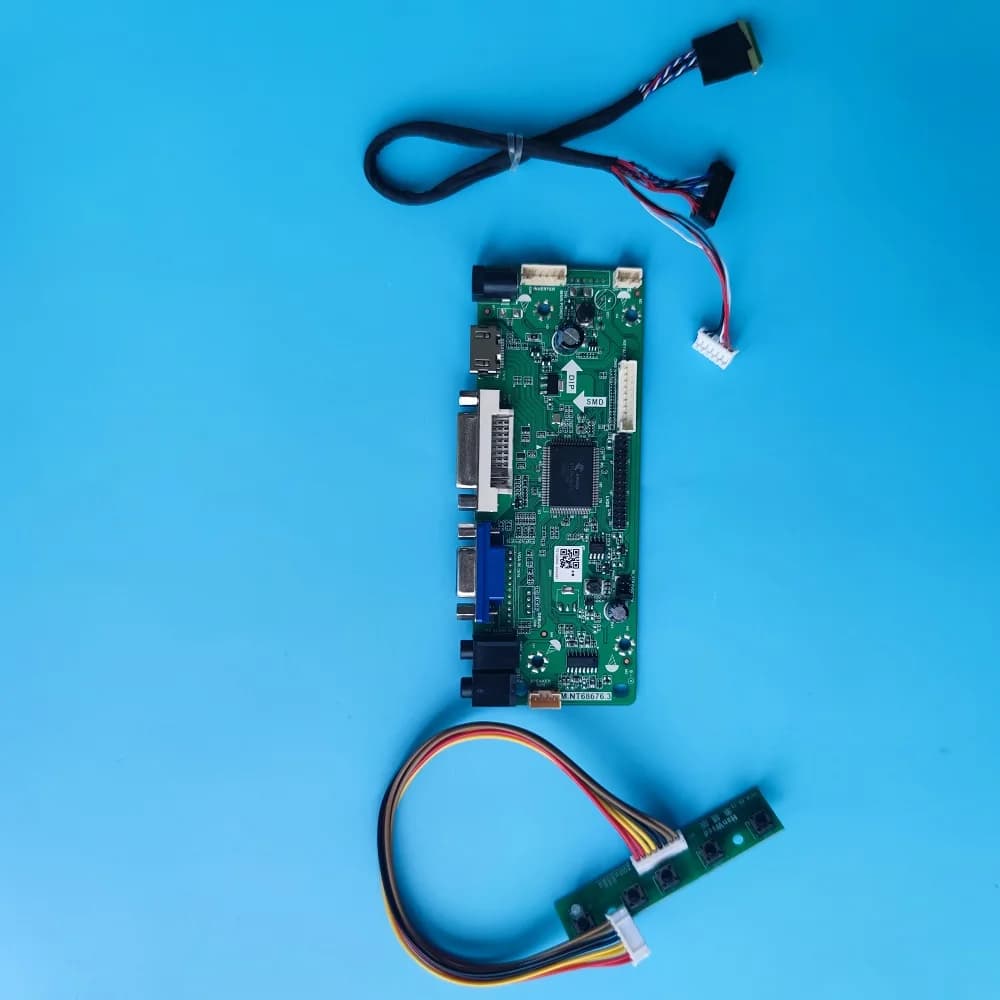 Kit For N140BGE-L33/L41/L11/L24/L12 14" LVDS 40pin LCD LED Panel Controller board 1366X768 VGA HDMI-compatible Driver DVI Audio