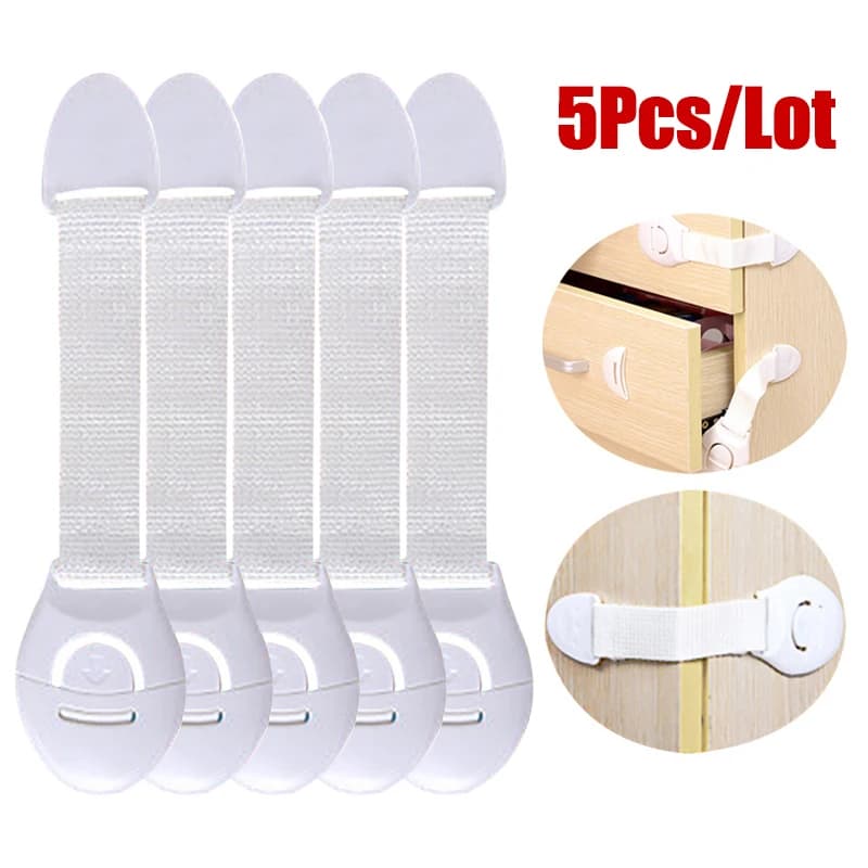 5 pz/lotto Baby cassetto blocco bambini protezione di sicurezza bambino cassetto serrature armadio armadio sicurezza bambini serrature per guardaroba