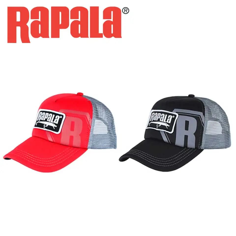 RAPALA Cappello da pesca Berretto da pesca Traspirante/cappello a led/Visiera sportiva all'aperto Berretto da golf da baseball Cappello estivo regolabile Attrezzatura da pesca