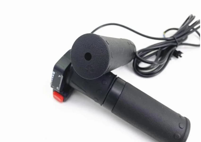Acceleratore per scooter elettrico a rotazione del manubrio della bicicletta elettrica Wuxing, 3 livelli di display della batteria indicatore della batteria parte ebike.