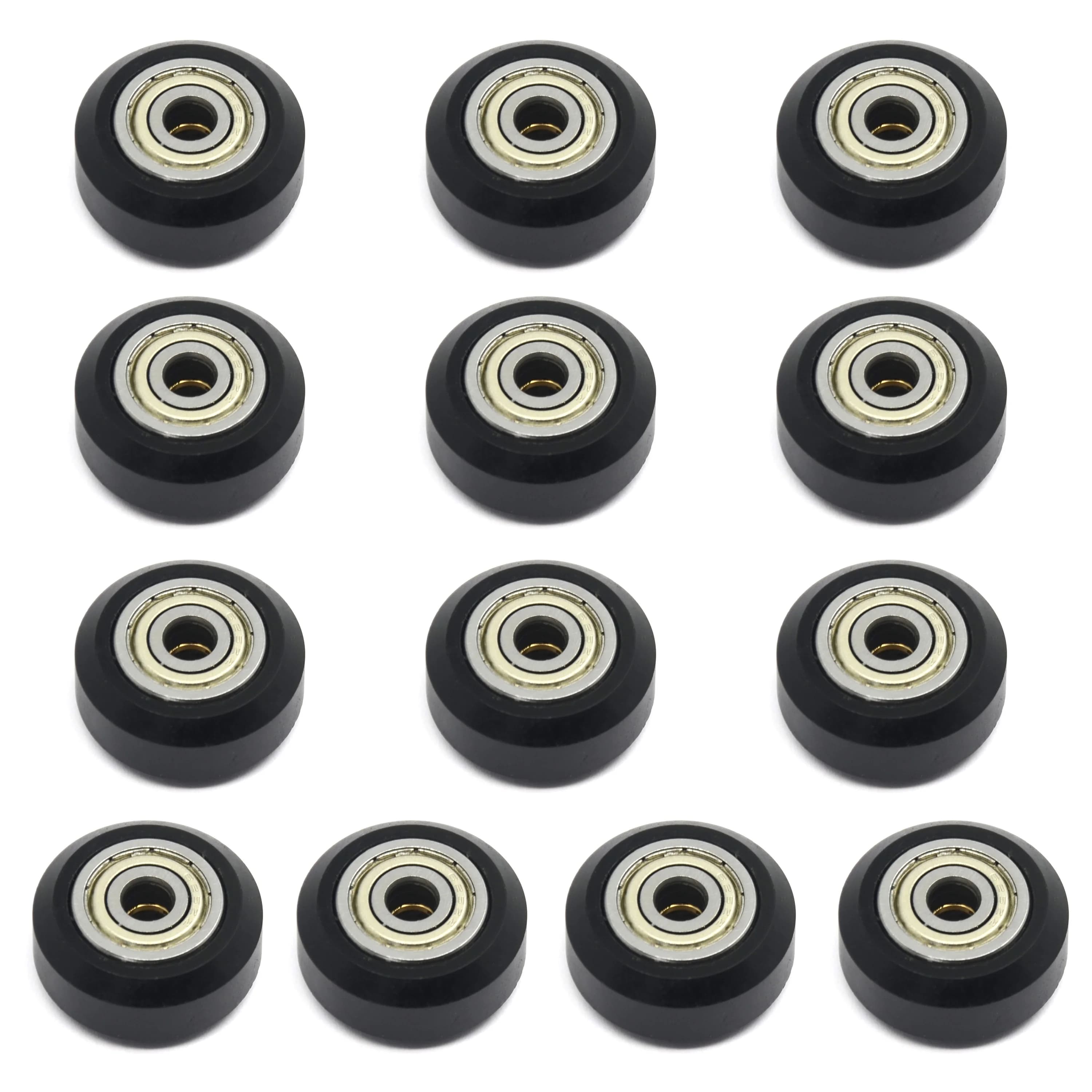Befenybay 13PCS 2020V Ruota in poliosetilene Grandi pulegge in plastica con cuscinetto per stampante 3D