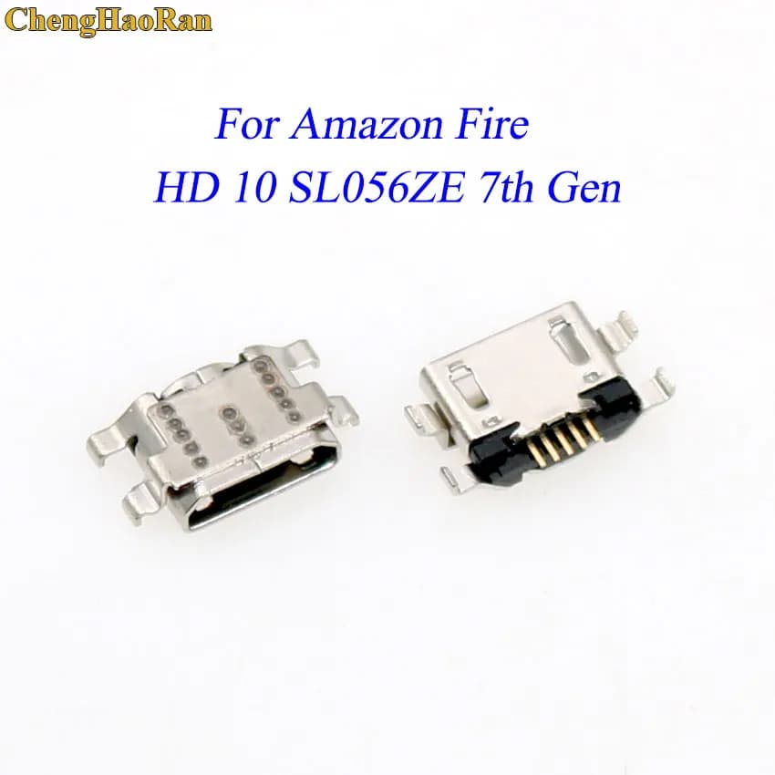1pcs Per Amazon Fire HD 10 SL056ZE 7th Gen Sostituzione parte di riparazione Micro porta di ricarica USB presa del Connettore di alimentazione spina dock