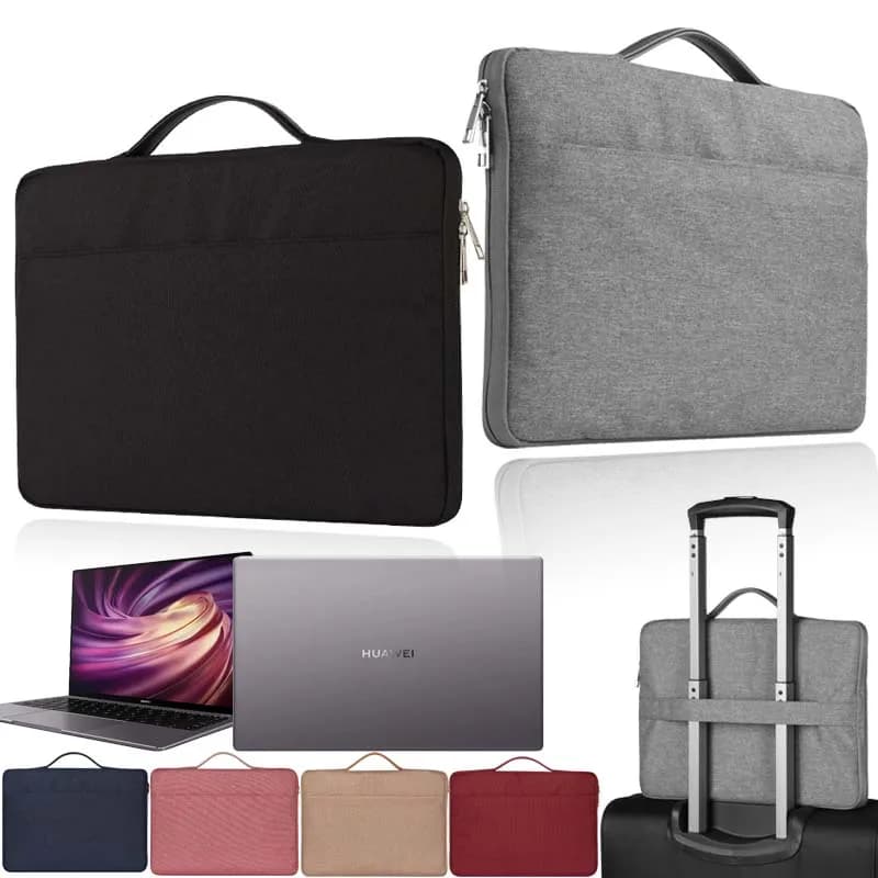 KK & LL Per HUAWEI MateBook 13 14/E 2019/X 13/X Pro/D 15.6 "/Honor MagicBook Pro 14 16-Taccuino Del Computer Portatile di Trasporto Del Manicotto Della Cassa Del Sacchetto