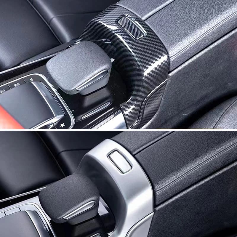 For Mercedes Benz B GLB GLA Class 2020-2025 W247 X247 ABS Chromed Accessories Auto Console Central Armrest Box Trim Cover Switch