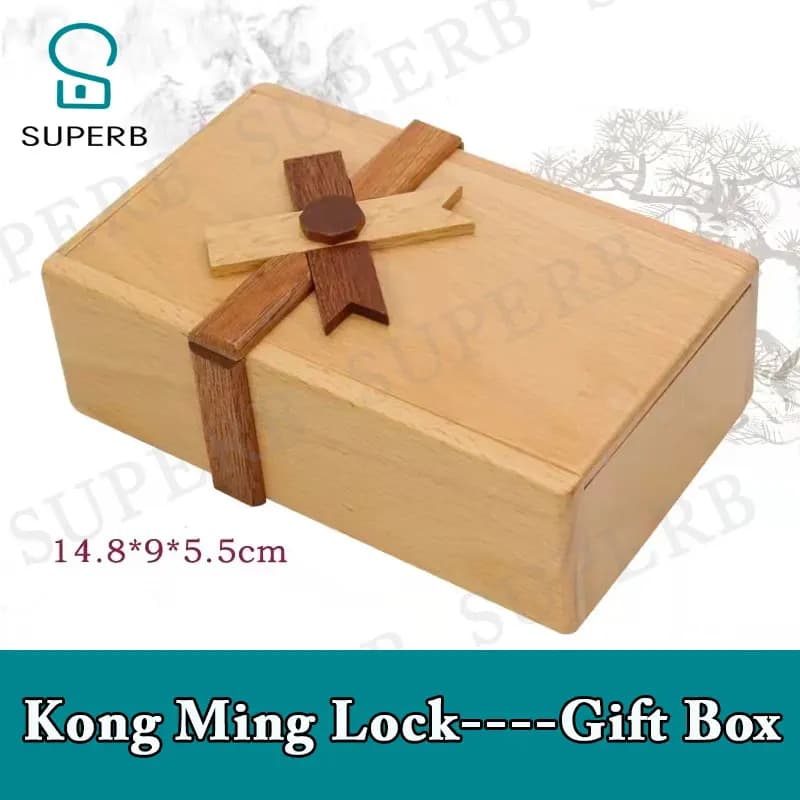 La maggiore scatola regalo di fuga rom prop Kong Ming lock apre la scatola per trovare l'indizio o regalare con la tua intelligenza e la saggezza