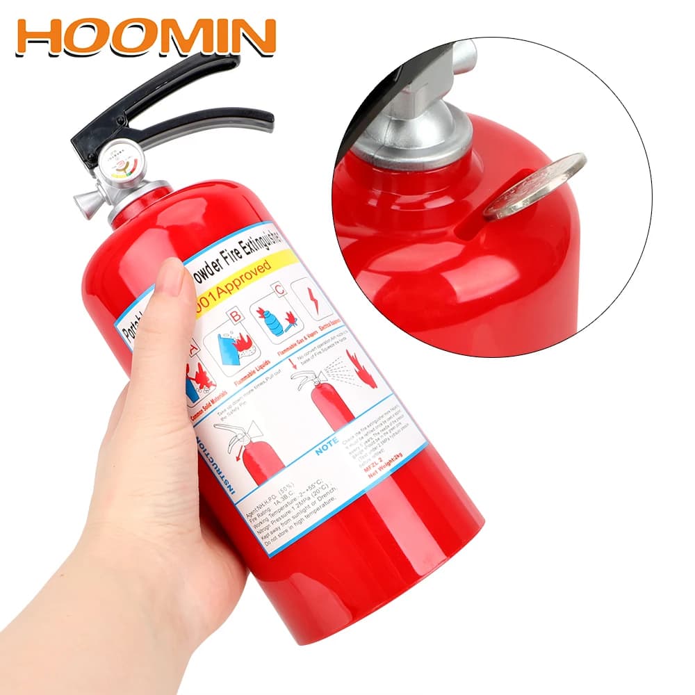 HOOMIN estintore salvadanai moneta creativa salvadanai salvadanaio salvadanaio decorazioni per la casa regalo di compleanno in plastica per bambini
