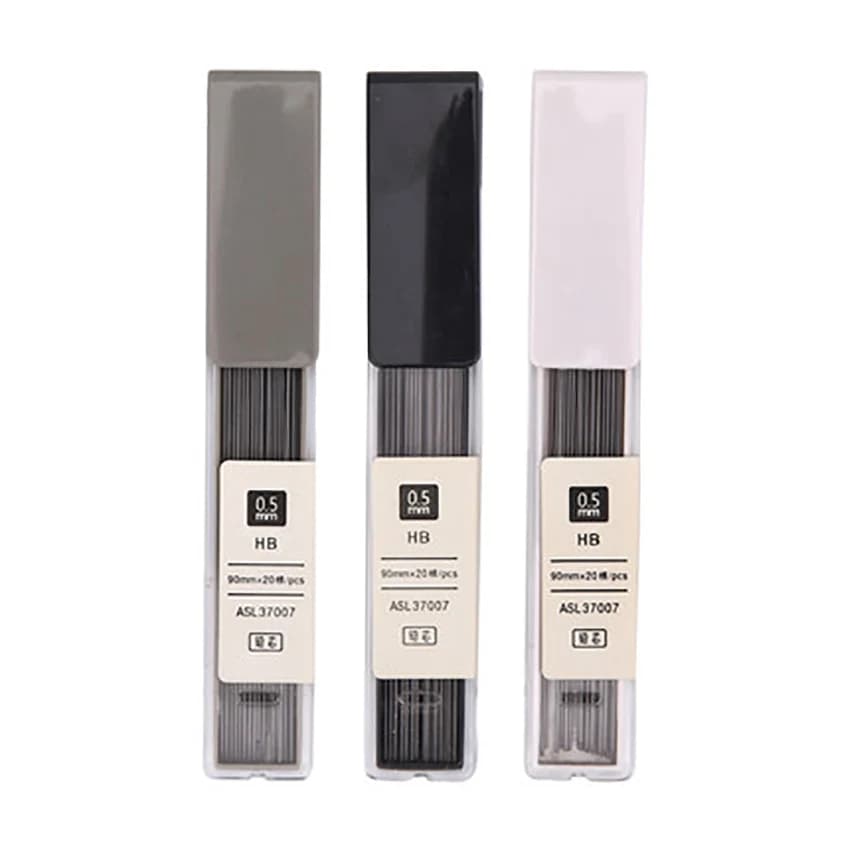 1 Set Student Mechanical Pencil Lead Replacement 0.5mm HB Pencil Rod Automatic Pencil Refill School Supplies
