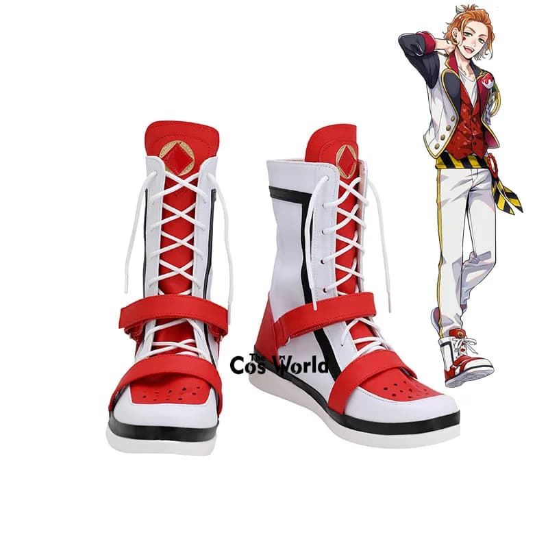 Scarpe e Stivali Personalizzabili per Cosplay di Heartslabyul Cater Diamond del Gioco Anime Twisted Wonderland