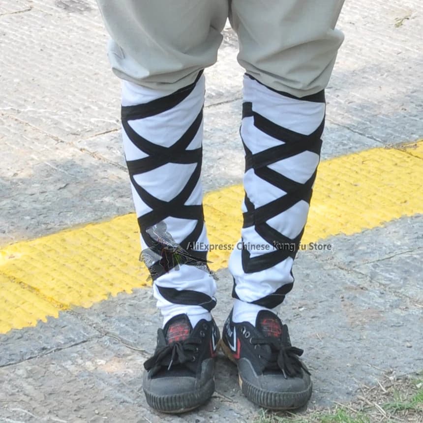 Shaolin Monk Socks Leg Wraps for Kung fu Uniform Tai chi Martial arts Suit