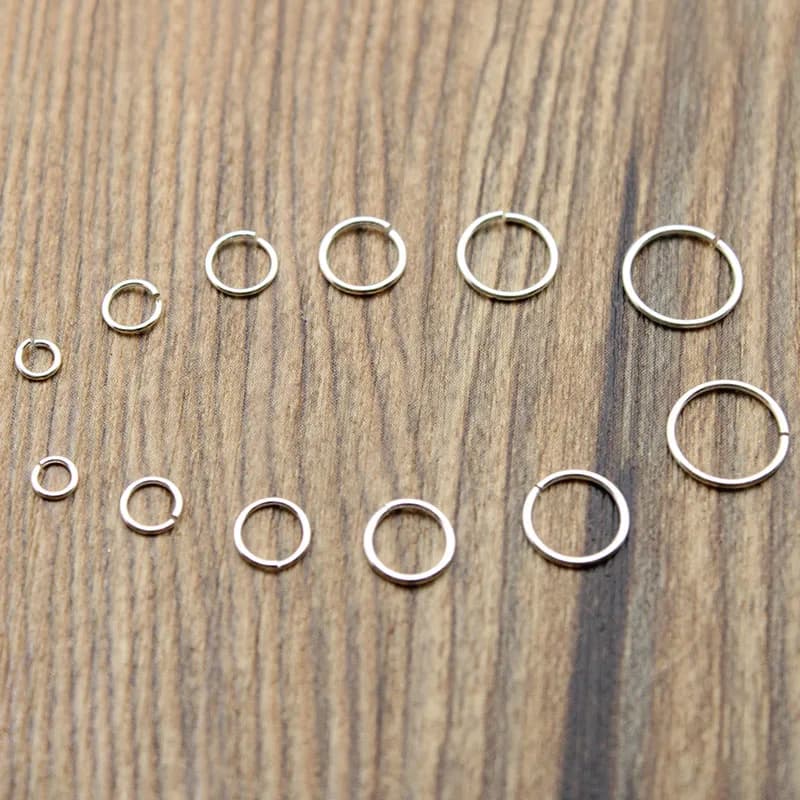 925 Sterling Silver Anelli di Salto Split Ring per I Risultati Dei Monili Componenti Dell'orecchino Del Braccialetto Connettori Monili Che Fanno Gli Accessori