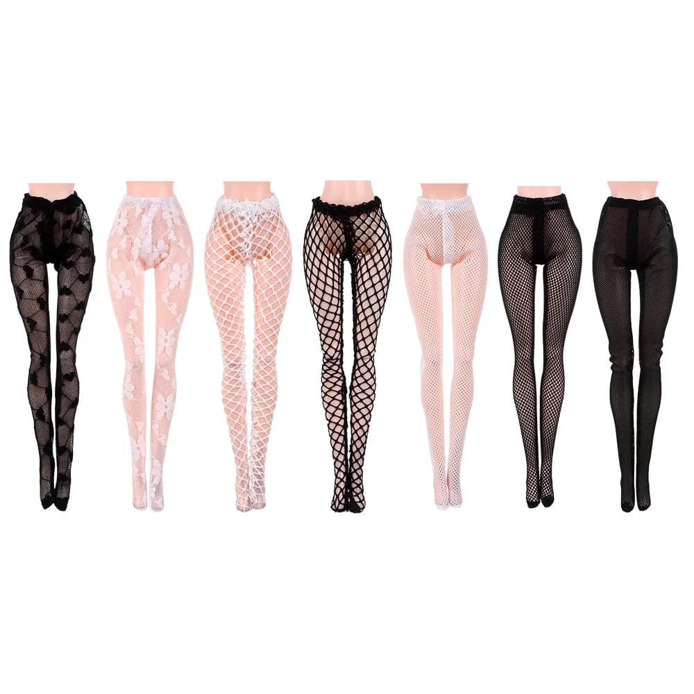 1PC Moda Elastico Bambola Leggings Collant A Rete Calzamaglia Calze Per Bambole Calzini Lunghi Per 1/6 Vestiti Per Bambole Accessori Per Bambini giocattoli