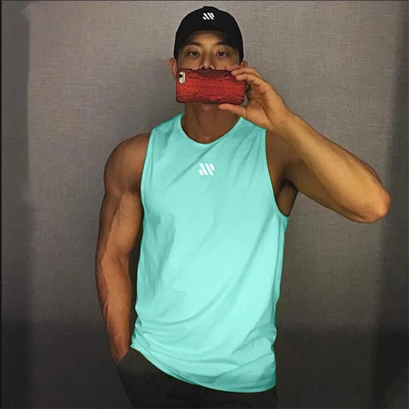 GITF Mannen Bodybuilding Canotte Palestra Allenamento Fitness Mouwloos Camicia Corsa Kleding Stringer Canottiera Zomer Toevallige Vest