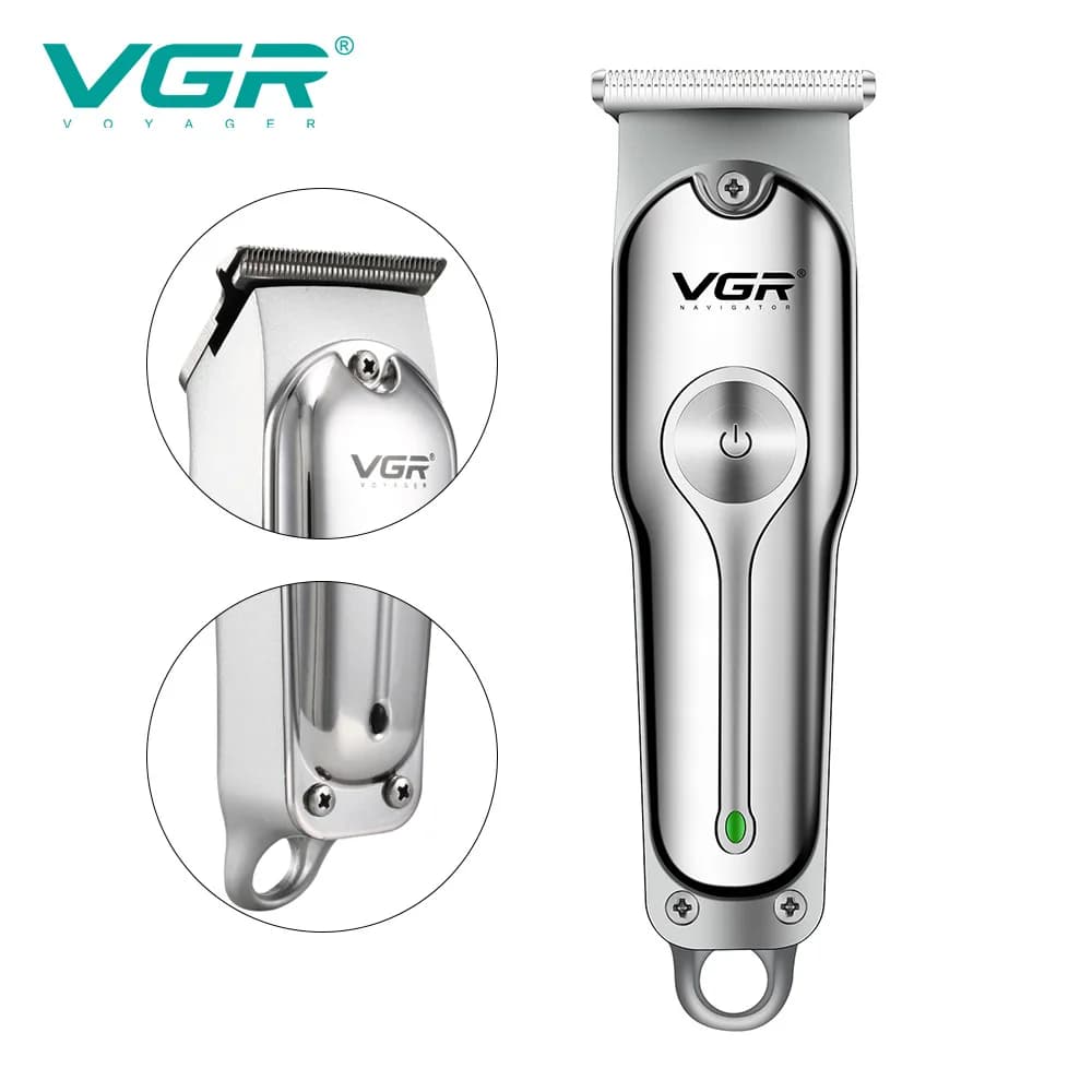 VGR professional haircuts for barber haircut rechargeable for men haircuts for beard haircut tool for haircut with T blade