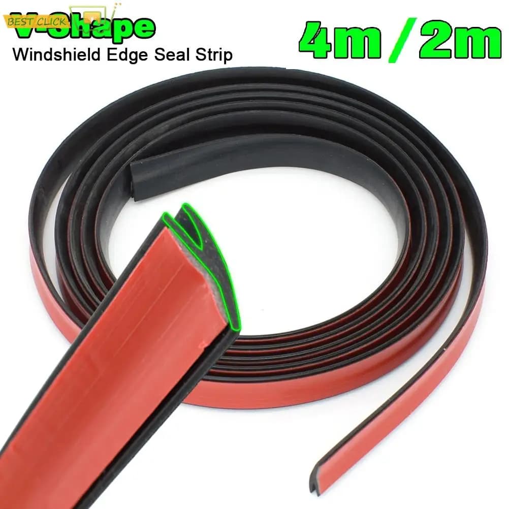 2m/4m V forma parabrezza auto guarnizione guarnizione pannello modanatura guarnizione in gomma per Honda VW Skoda Kia Mazda Ford Toyota BMW