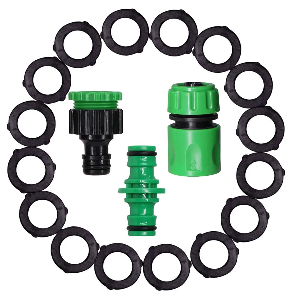 Tubo flessibile per acqua da giardino connettore rapido in ABS 1/2 ''Set di estensori per giunti per raccordi per autolavaggio per irrigazione di tubi da 16mm