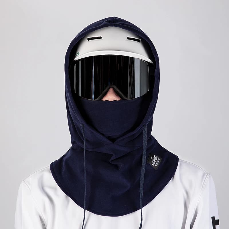COPOZZ Maschera da sci invernale Ciclismo Sci Maschera in pile termico Sport all'aria aperta Copricapo da ciclismo antivento Passamontagna Mezza maschera