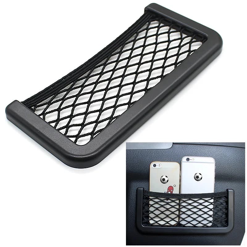 Per Toyota C-HR CHR 2017 2018 2019 2020 Seggiolino Auto Schienale Rete di Stoccaggio Borsa Porta Telefono Seggiolino Auto Maglia Organizer Tasche Tronco Netto