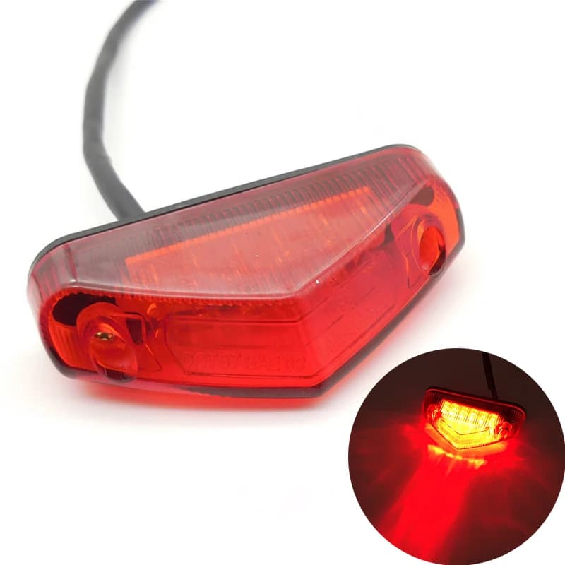 Enduro motorcycle light for CRF YZ CR EXC WRF 250 400 426 450 Tial Bike 12 LED Moto Brake Rear light