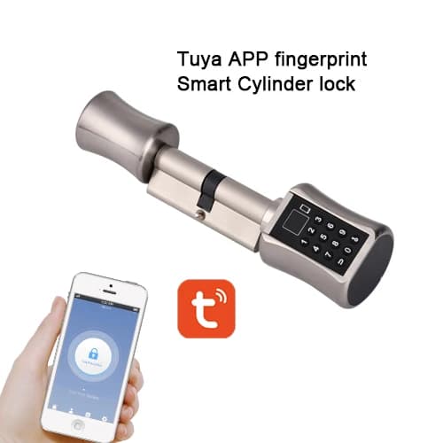 Cilindro Bluetooth TUYA App Password Fingeprint Smart Door Lock codice tastiera digitale Keyless Electric Lock airinoltre