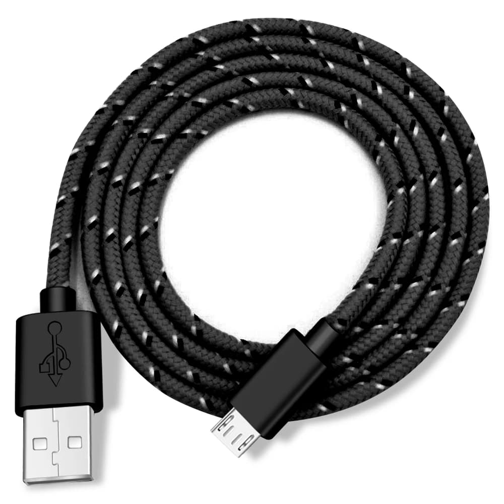 Micro USB Cable 1m/2m/3m USB Data Synchronization Cable for Samsung Huawei Xiaomi HTC Phone Android Microusb Cables interwoven nylon