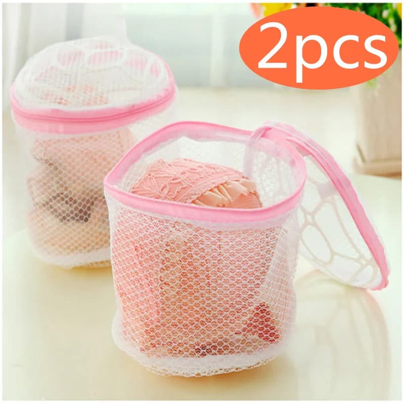 2 pieces clothes washing machine dedicated nursing bra underwear care purses for washing net purses washing net washing bra for laundry bag for washing net