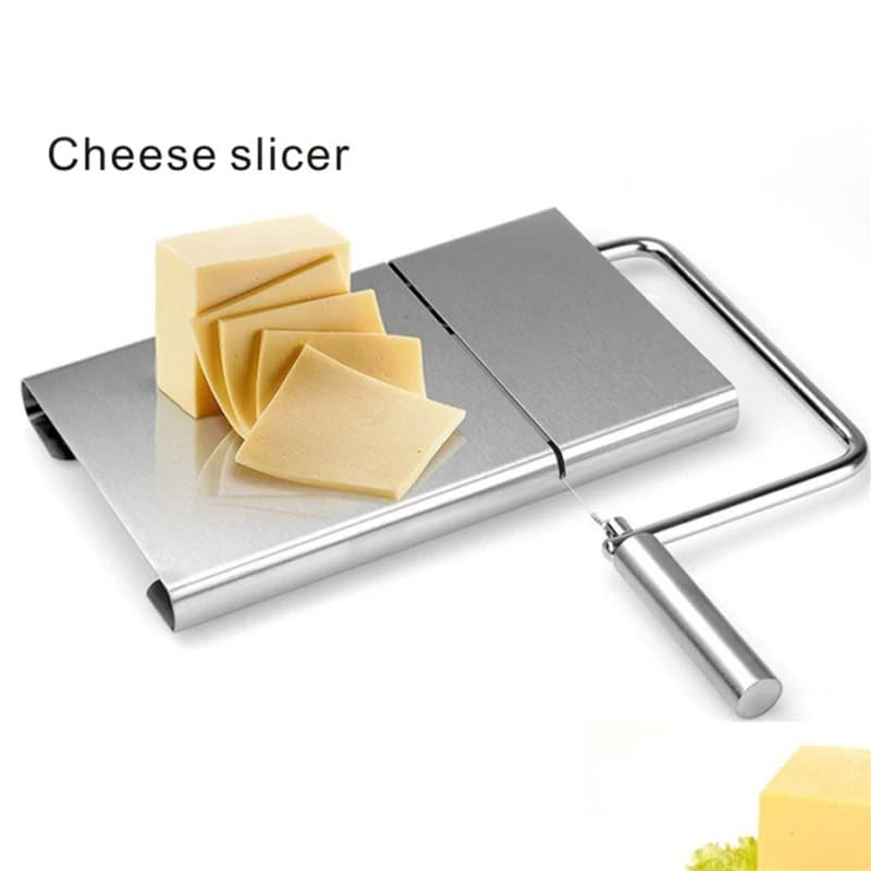 1 pz affettatrice per formaggio filo da taglio di ricambio in acciaio inossidabile coltello da taglio per burro al cioccolato strumento da dessert grattugia da cucina riutilizzabile