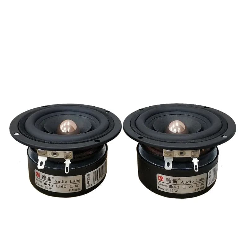 2PCS/LOT Audio Labs 3" HiFi Full Range speakers audio monitor raw tweeter middle subwoofer driver kapton bullet arrow head